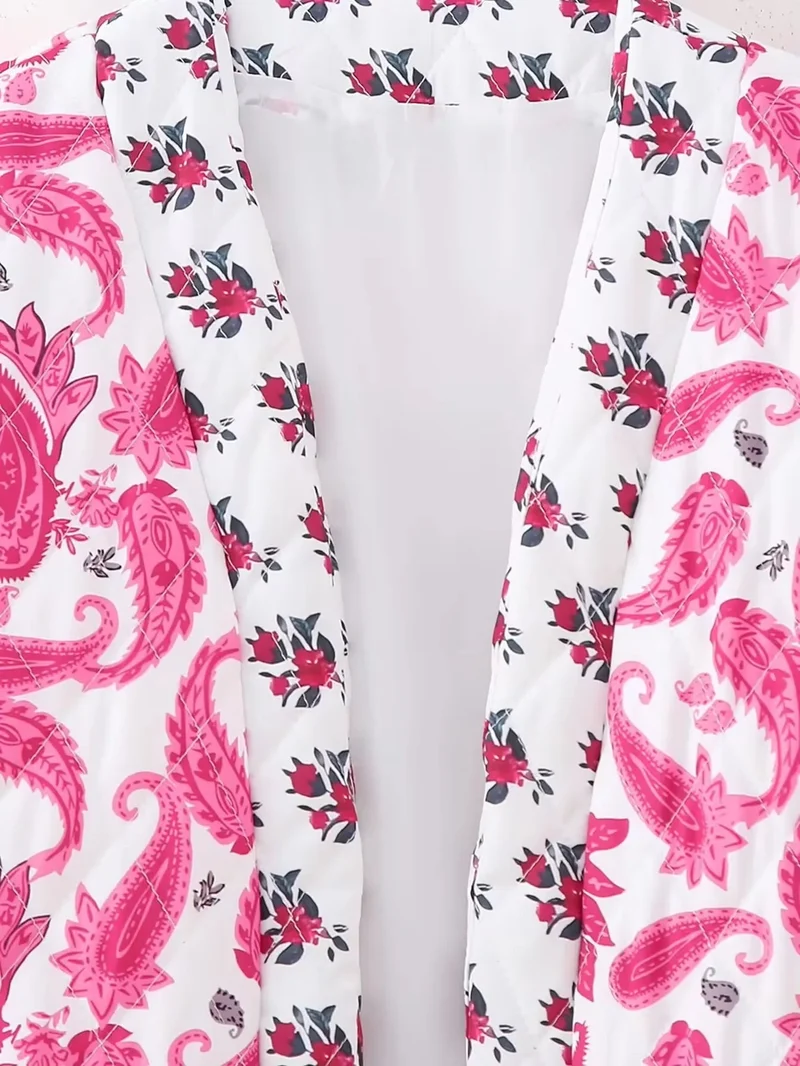Sophie Paris I Gilet matelassé imprimé Paisley