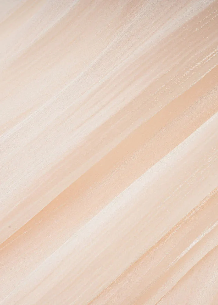 Robe mi-longue en satin champagne Estelle