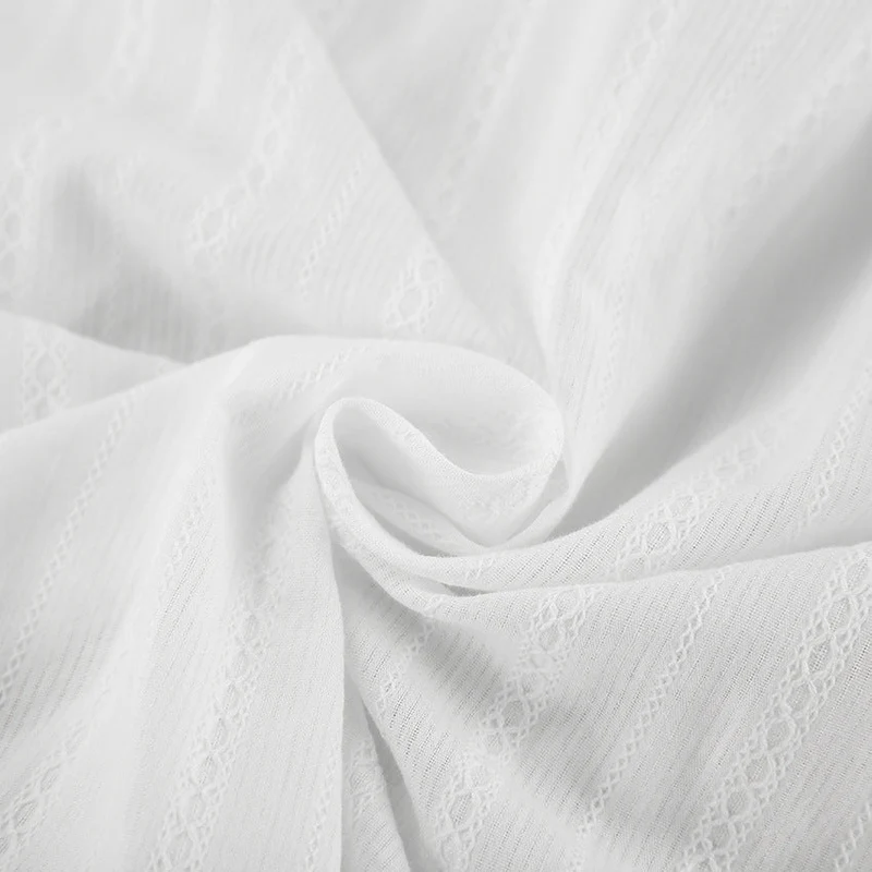 Blouse rayée à poignets noués pour femmes