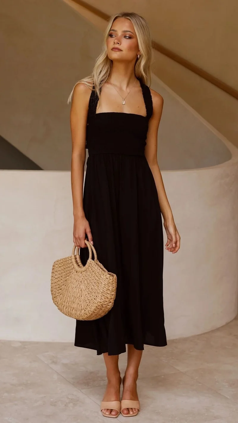 Robe Maxi Élégante pour Soirées d'Été Stylées