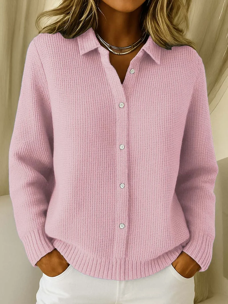 Blouse en maille côtelée douce