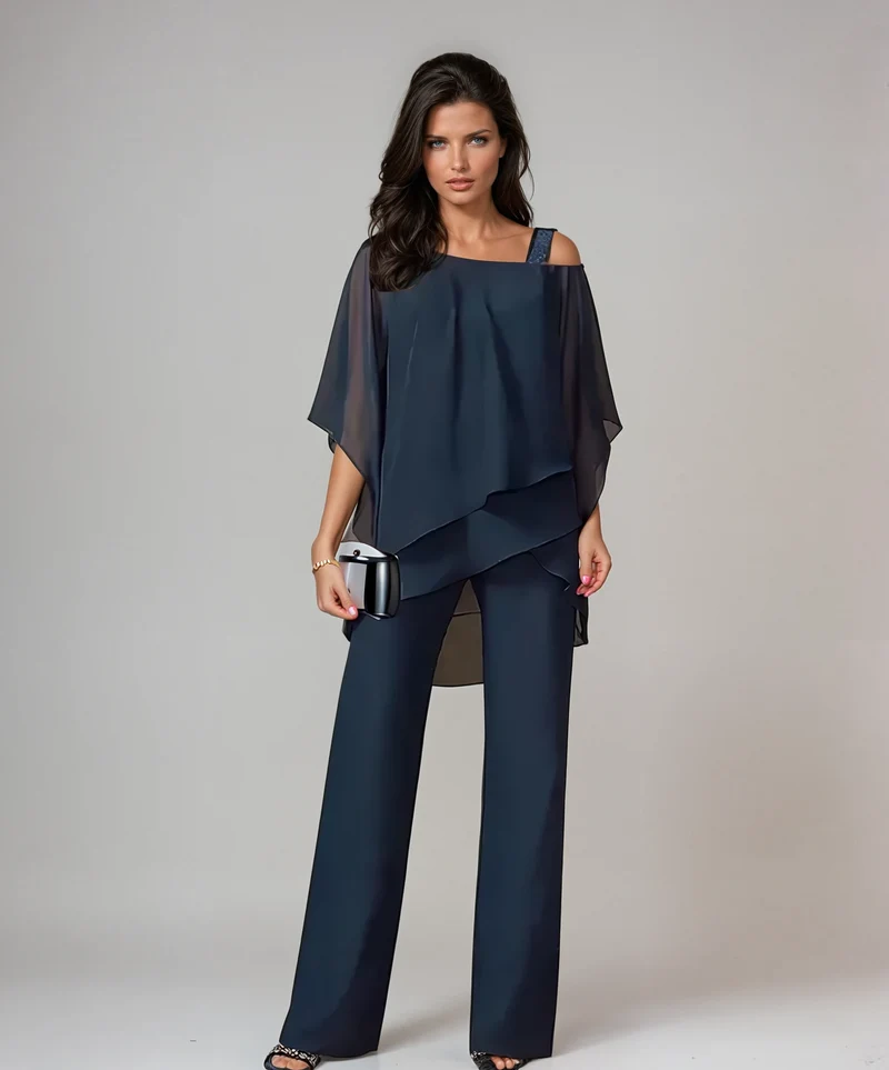 Ensemble chic superposé en deux pièces