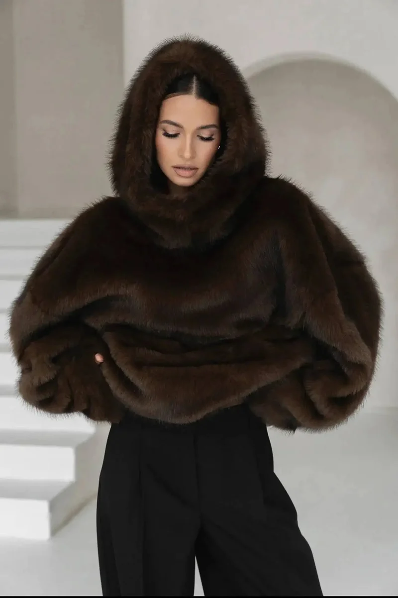Manteau en fourrure de luxe