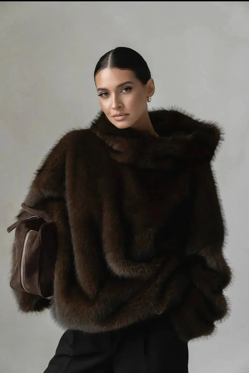 Manteau en fourrure de luxe