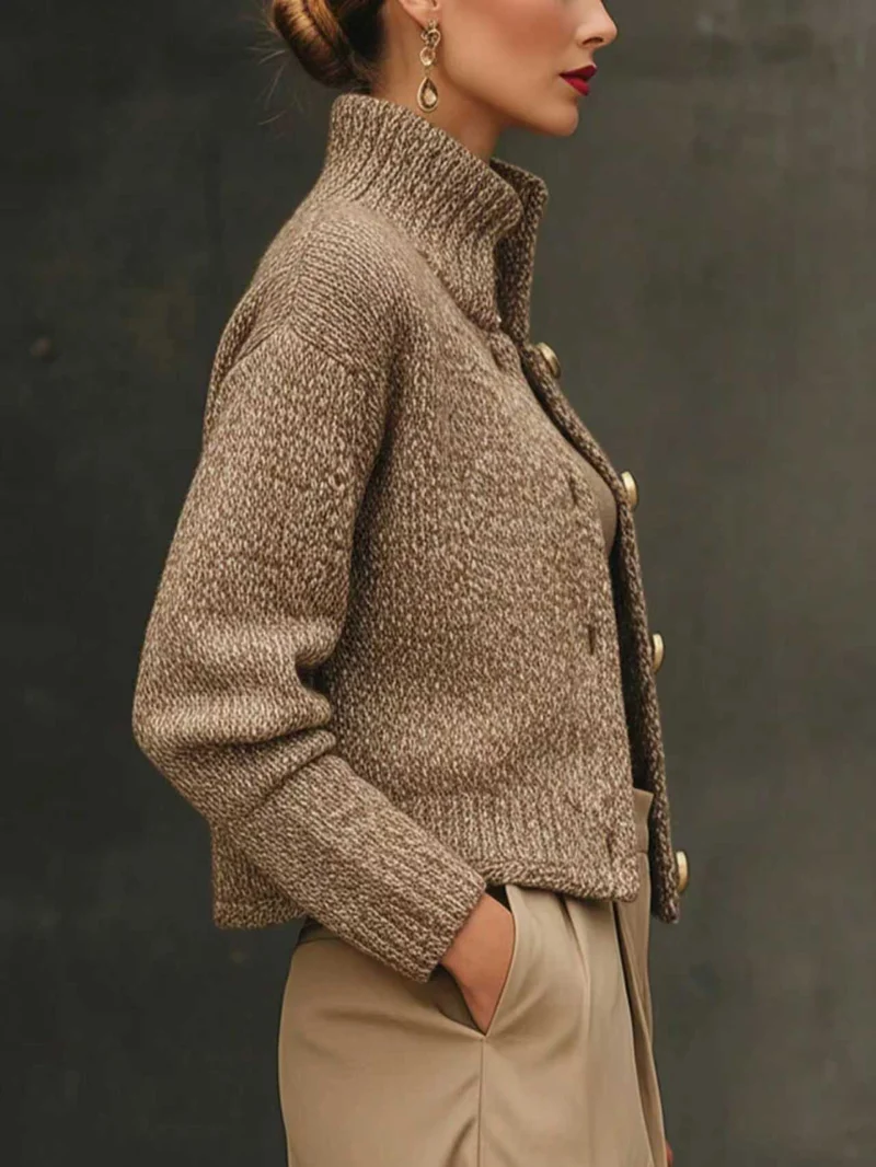 Veste ajustée en mélange de laine