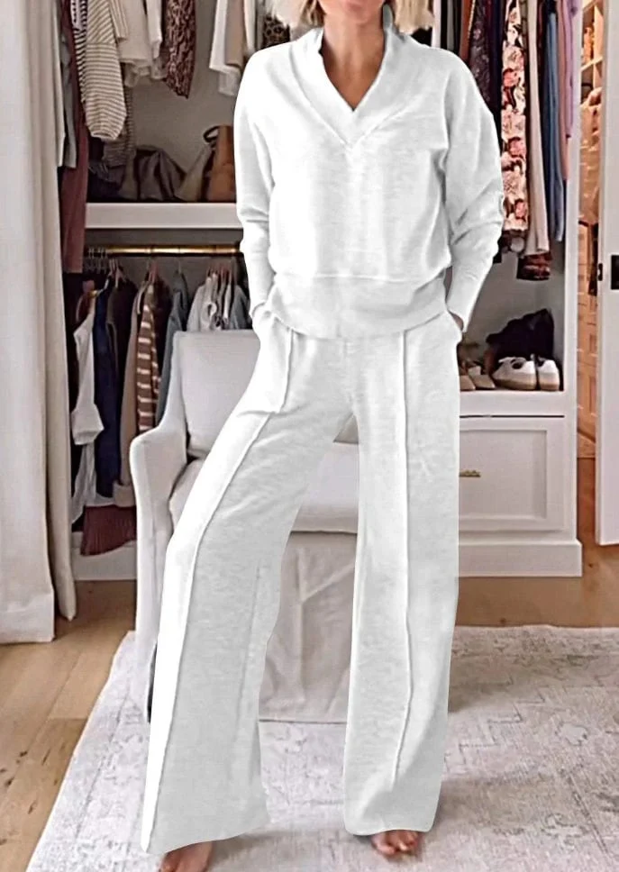 Ensemble Deux Pièces Femme Col V