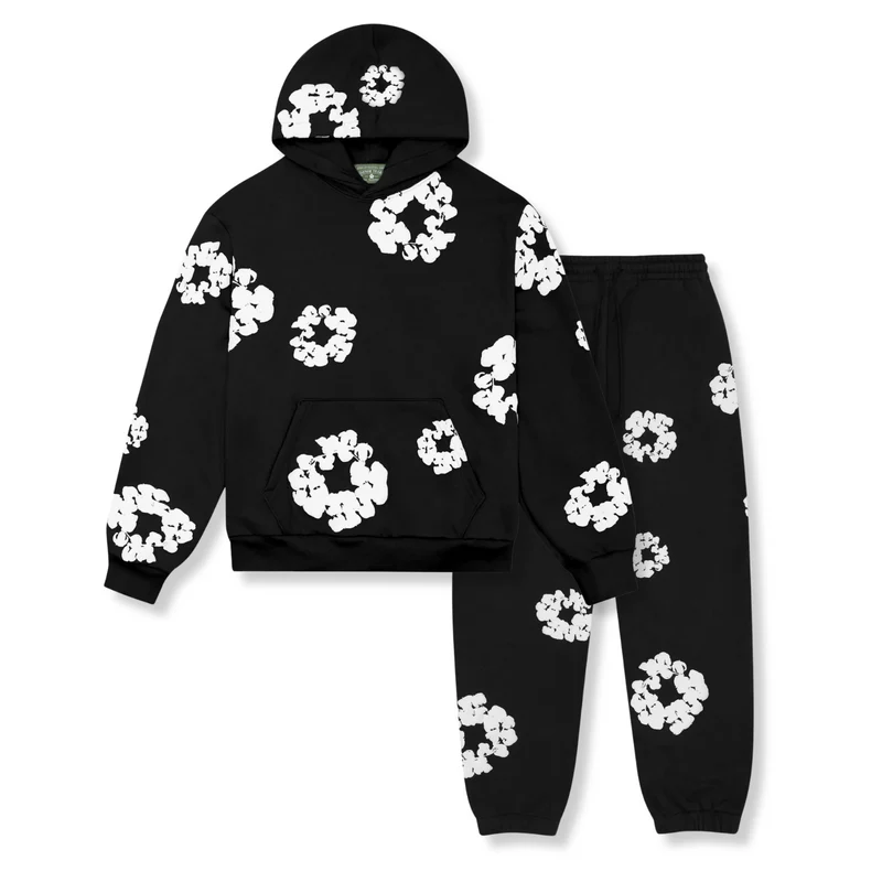 Ensemble confortable bohème floral
