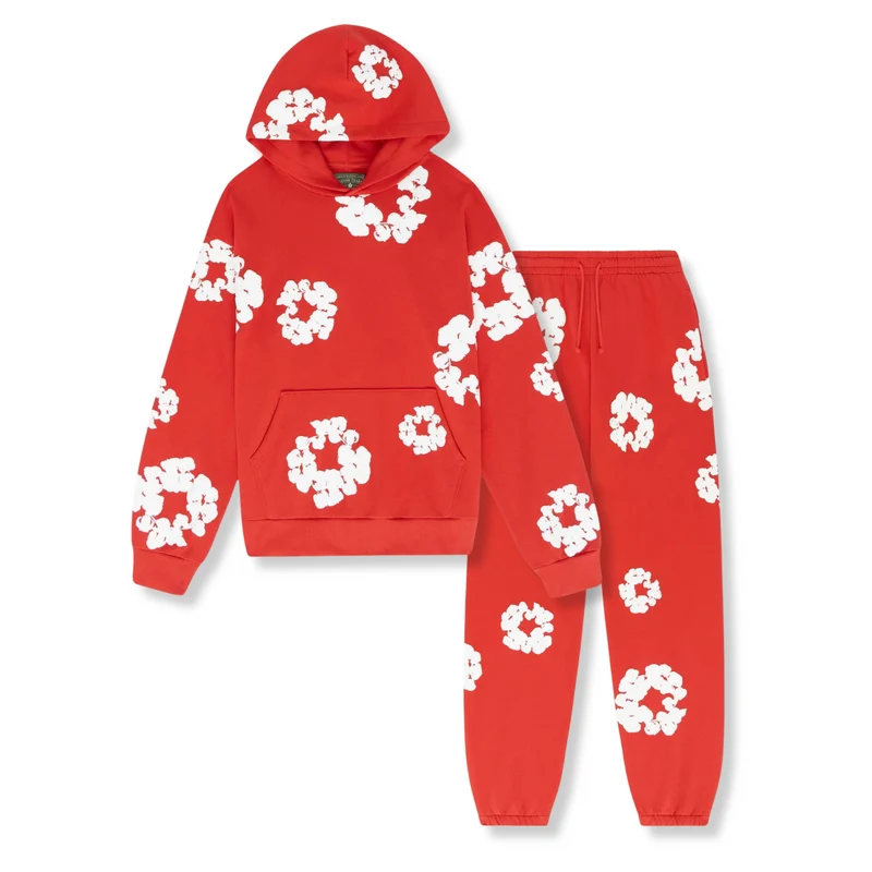 Ensemble confortable bohème floral