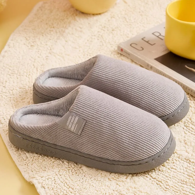 Chaussons d'intérieur épais et confortables pour femmes