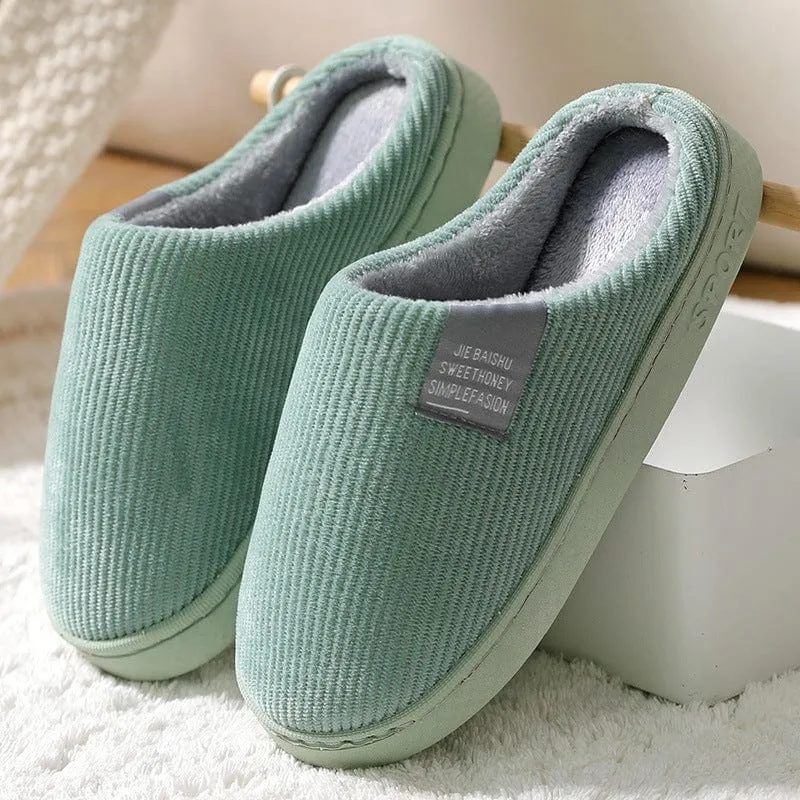 Chaussons d'intérieur épais et confortables pour femmes