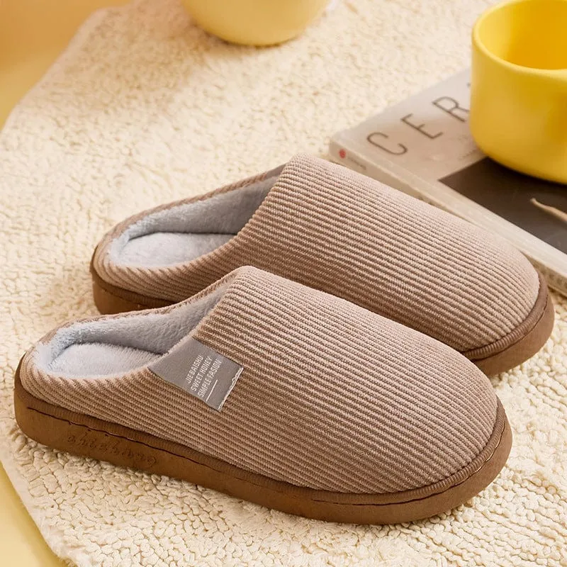 Chaussons d'intérieur épais et confortables pour femmes