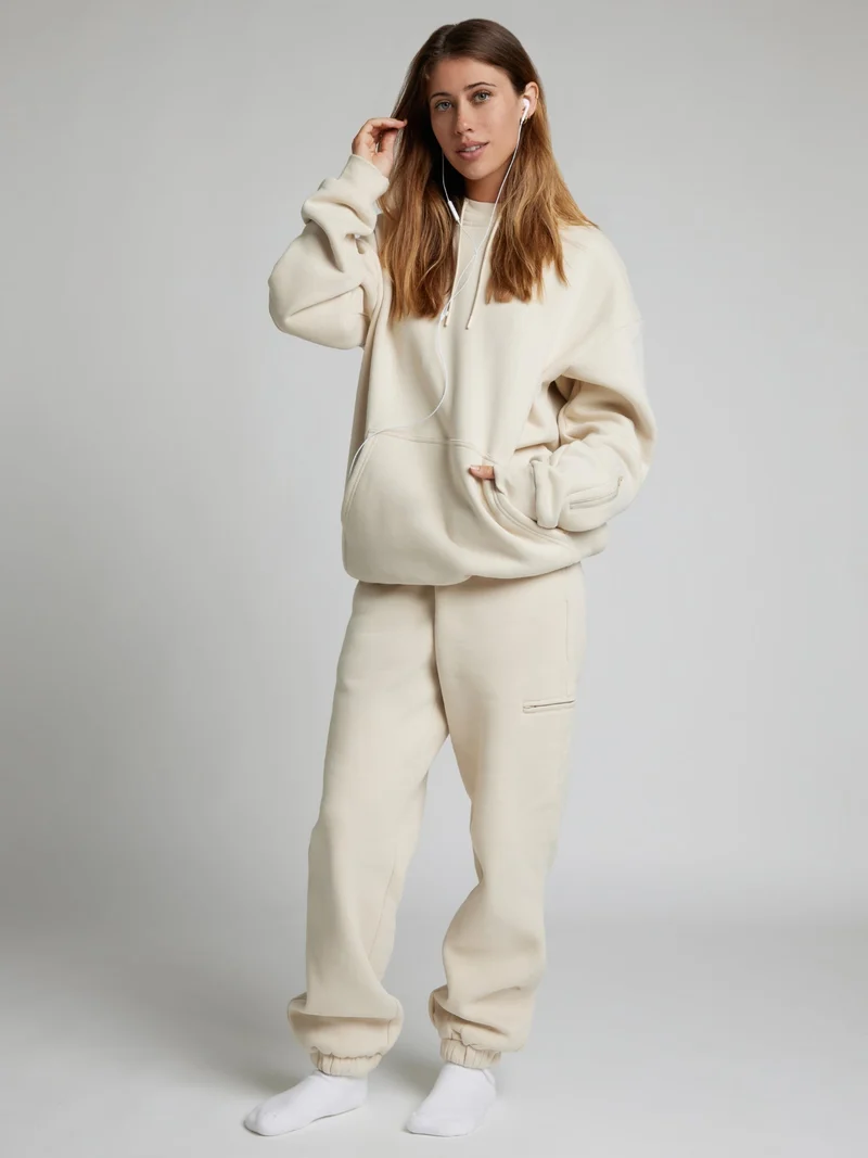 Hoodie de voyage confortable avec motif mode avion