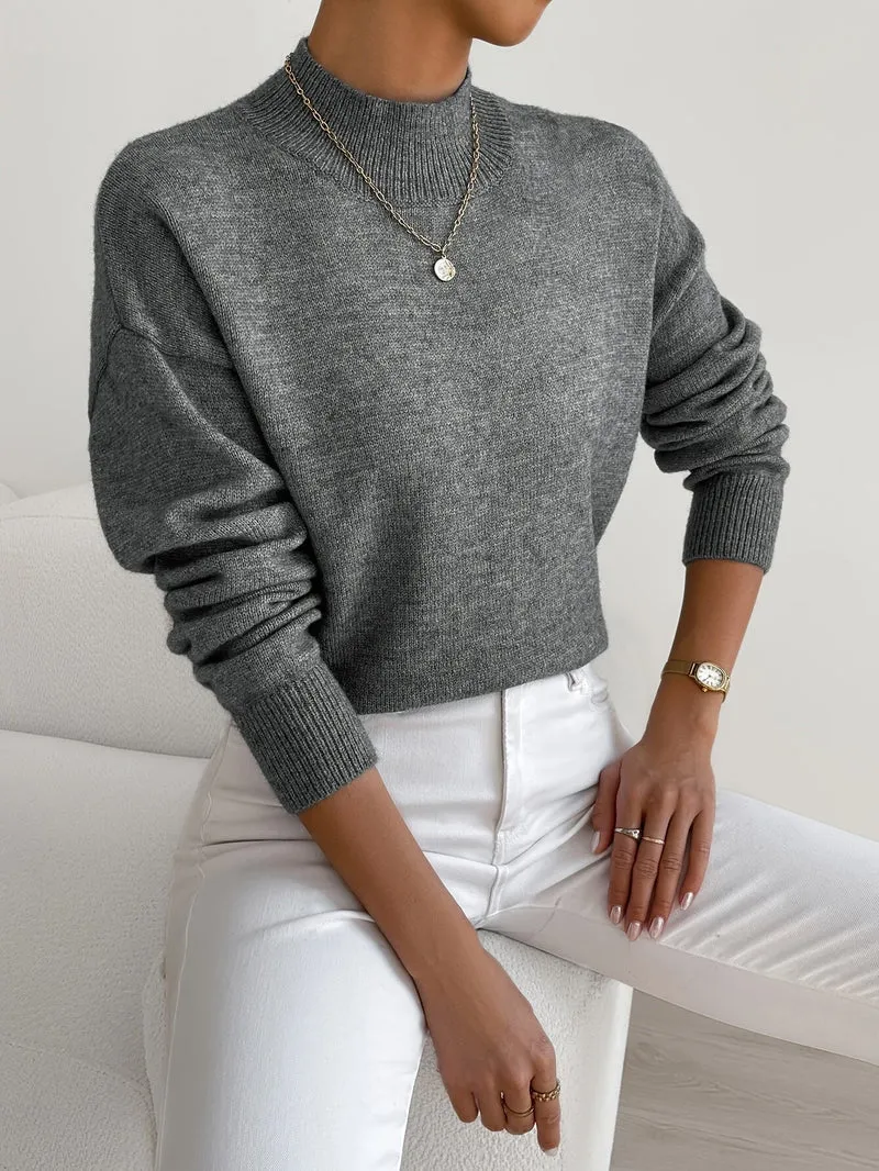 Pull col roulé élégant et confortable