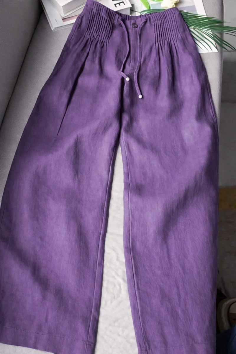 Zofia | Pantalon large en coton léger