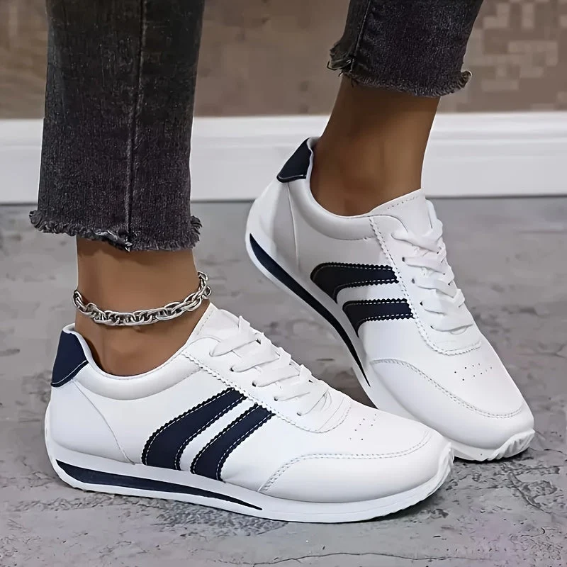 Lucienne | Sneakers Blanches Sportives Élégantes Confortables