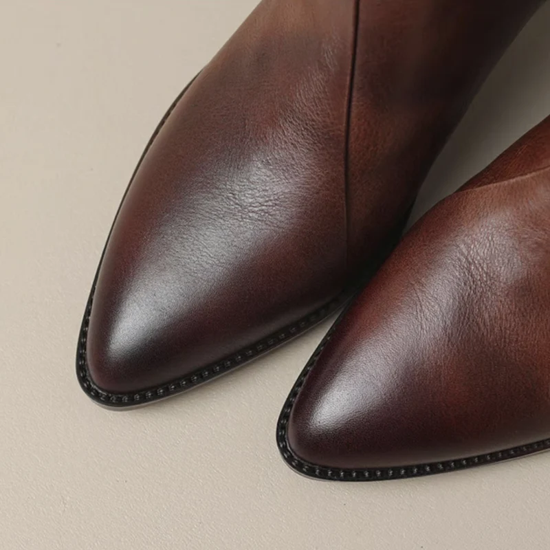 Camille | Les Bottines de Luxe à Talon Bas