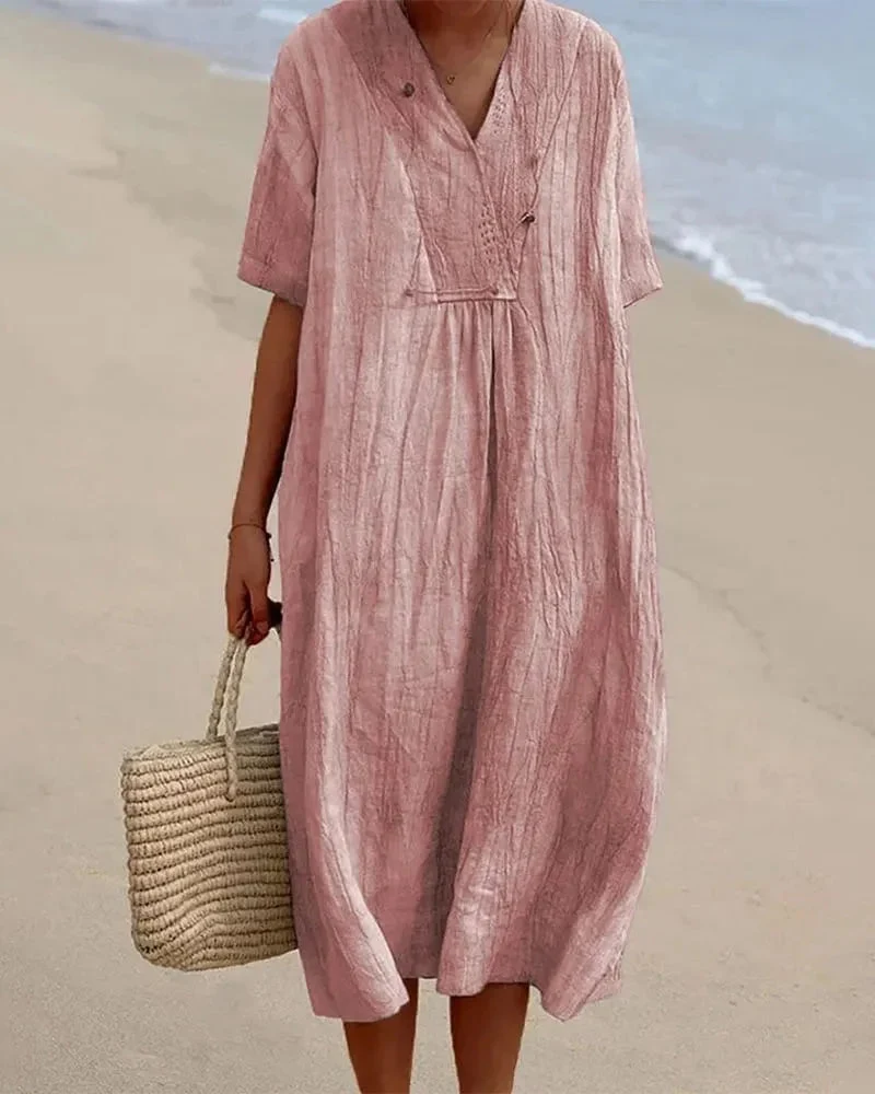 Tunique d'été élégante pour femme en tissu respirant - Confort et style