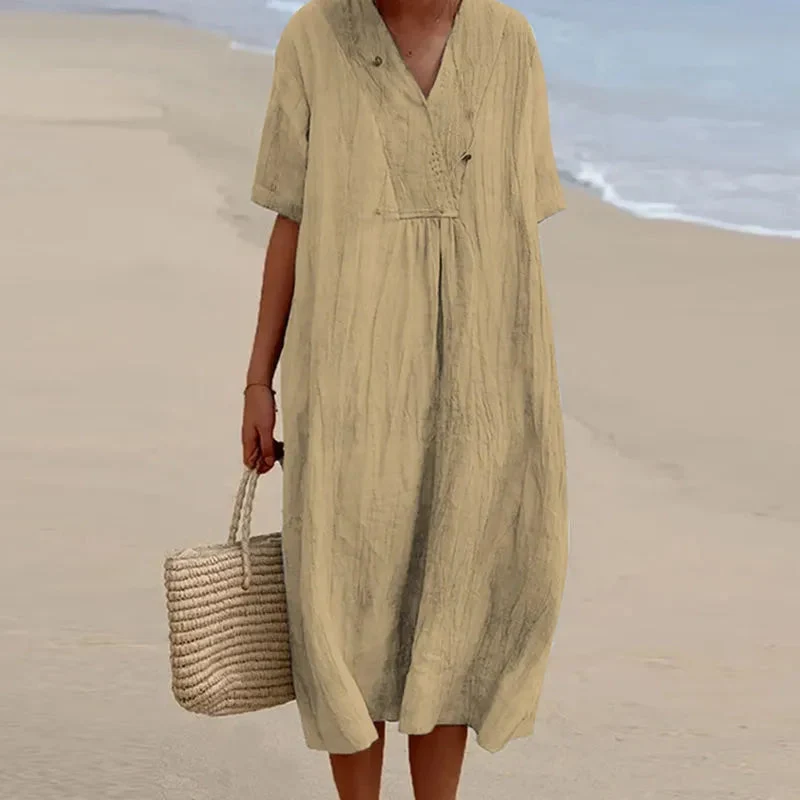 Tunique d'été élégante pour femme en tissu respirant - Confort et style