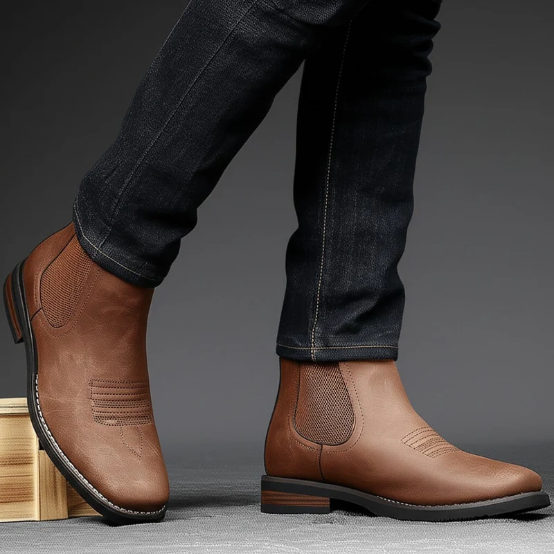 Léonard | Bottines Élégantes et Solides pour Homme