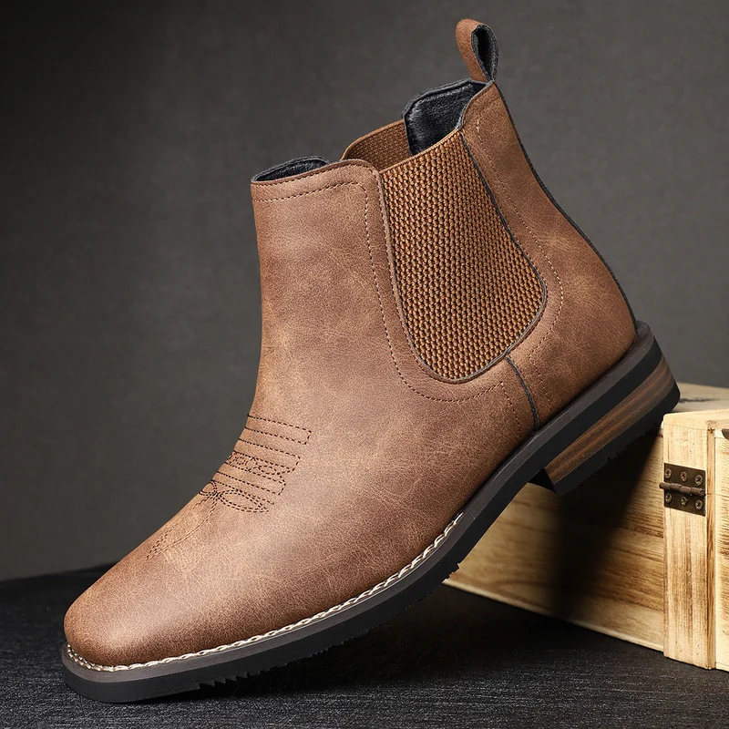 Léonard | Bottines Élégantes et Solides pour Homme