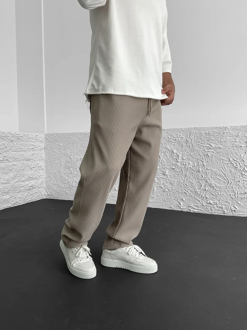Sami | Pantalon Confortable Côtelé En Spandex