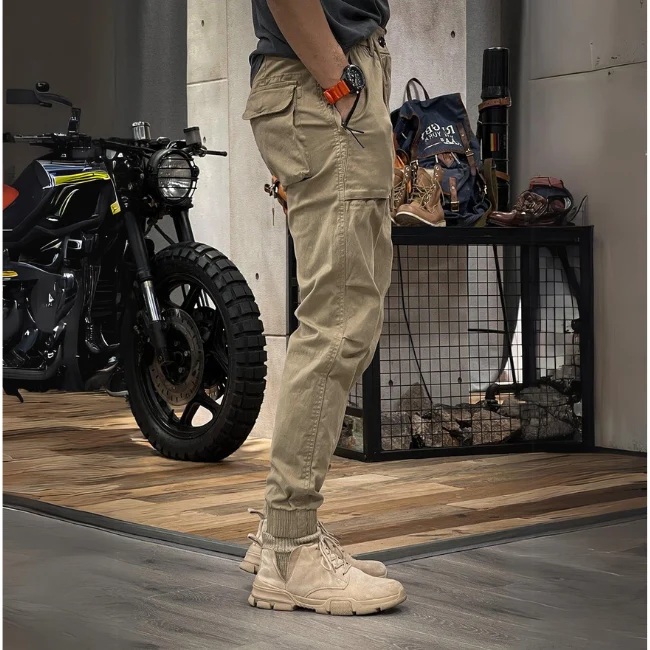 Rémi | Pantalon Cargo Extensible en Spandex