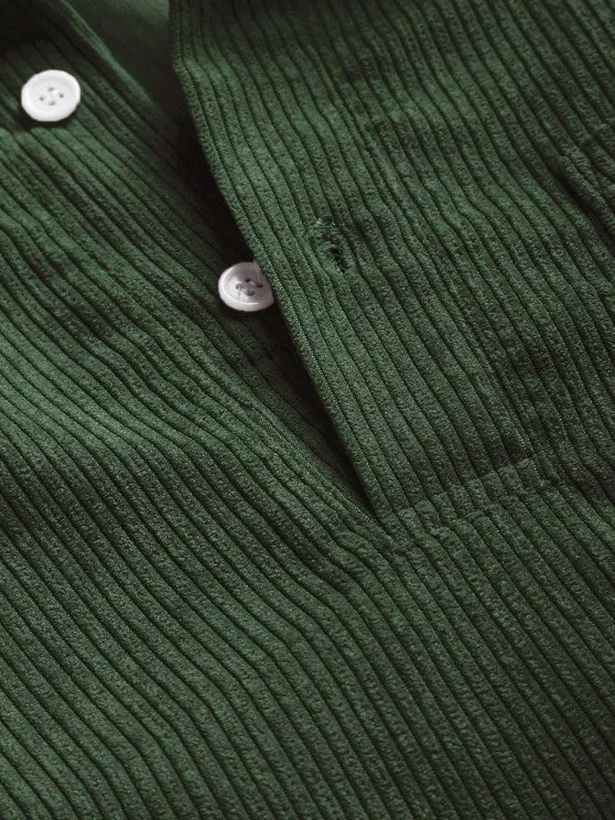 Robert | Chemise Manches Longues Demi-boutons Pour Homme