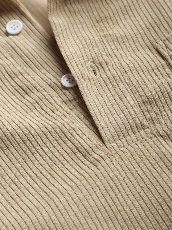 Robert | Chemise Manches Longues Demi-boutons Pour Homme