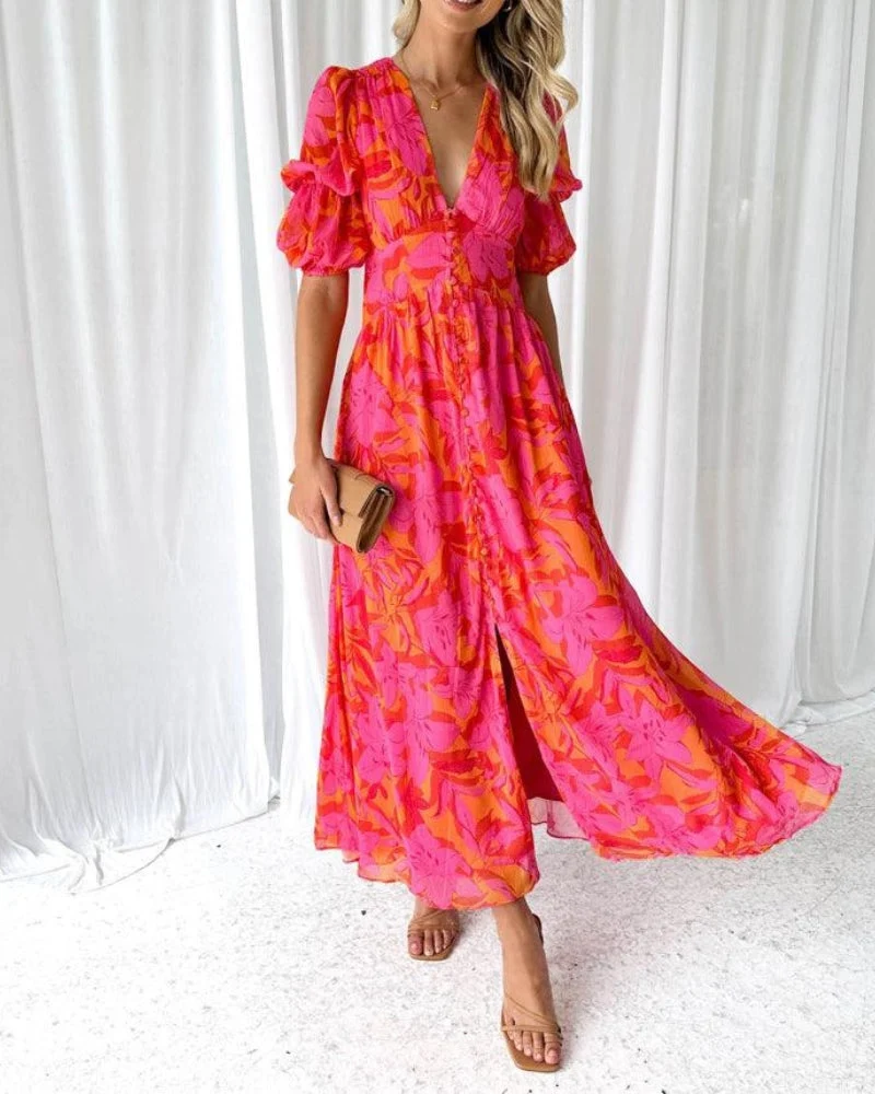 Héloïse | Robe Maxi Éclat Solaire