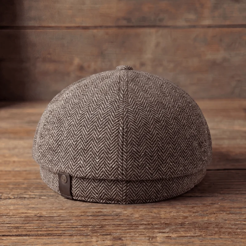 Nestor | Casquette en Laine Herringbone