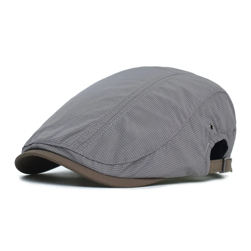 Laurent | Casquette en Coton Rayé
