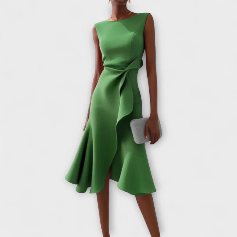 Denise | Robe Midi Sophistiquée