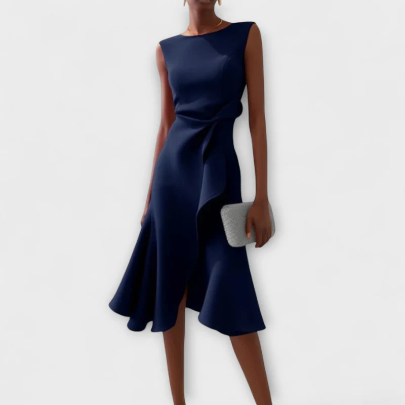 Denise | Robe Midi Sophistiquée
