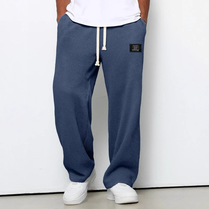 Simon | Pantalons à Jambe Large avec Taille Ajustable