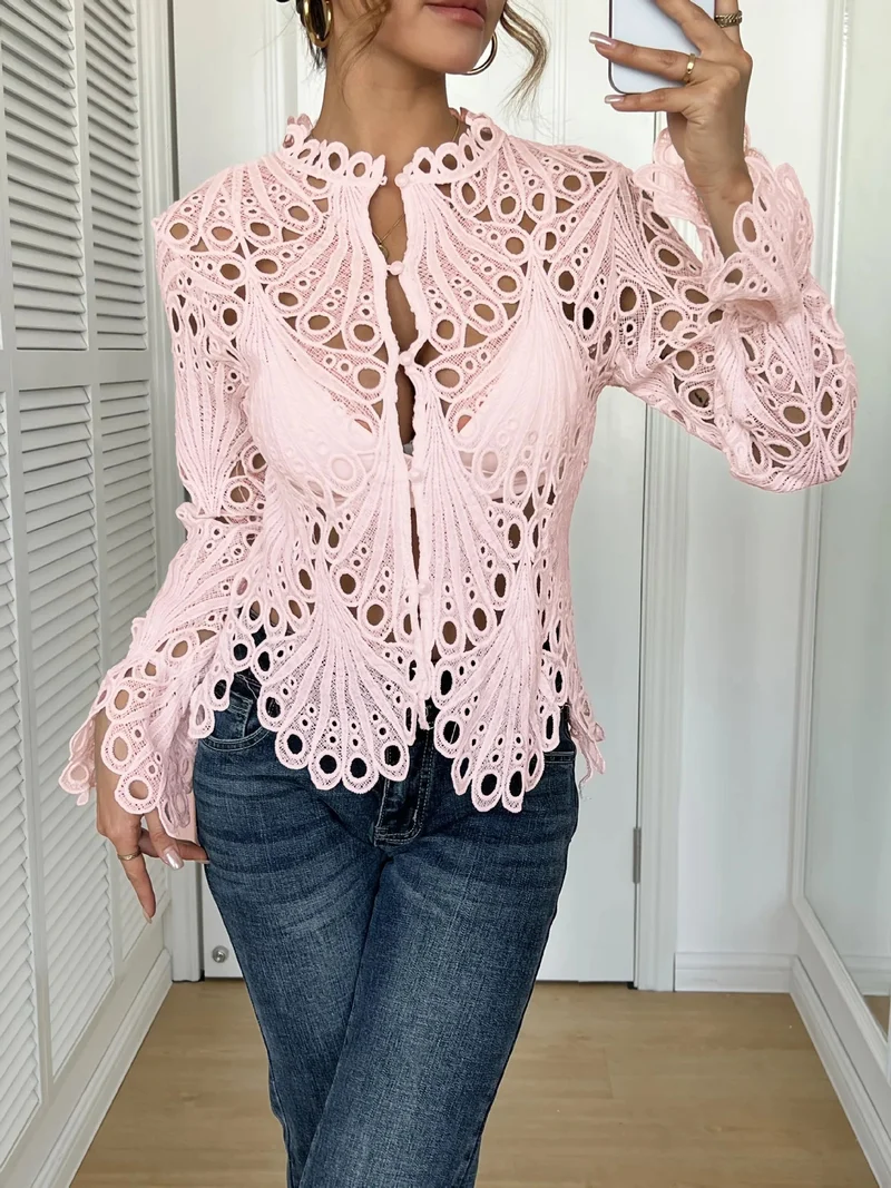 Shantel │ Blouse Moderne à Détails Creux
