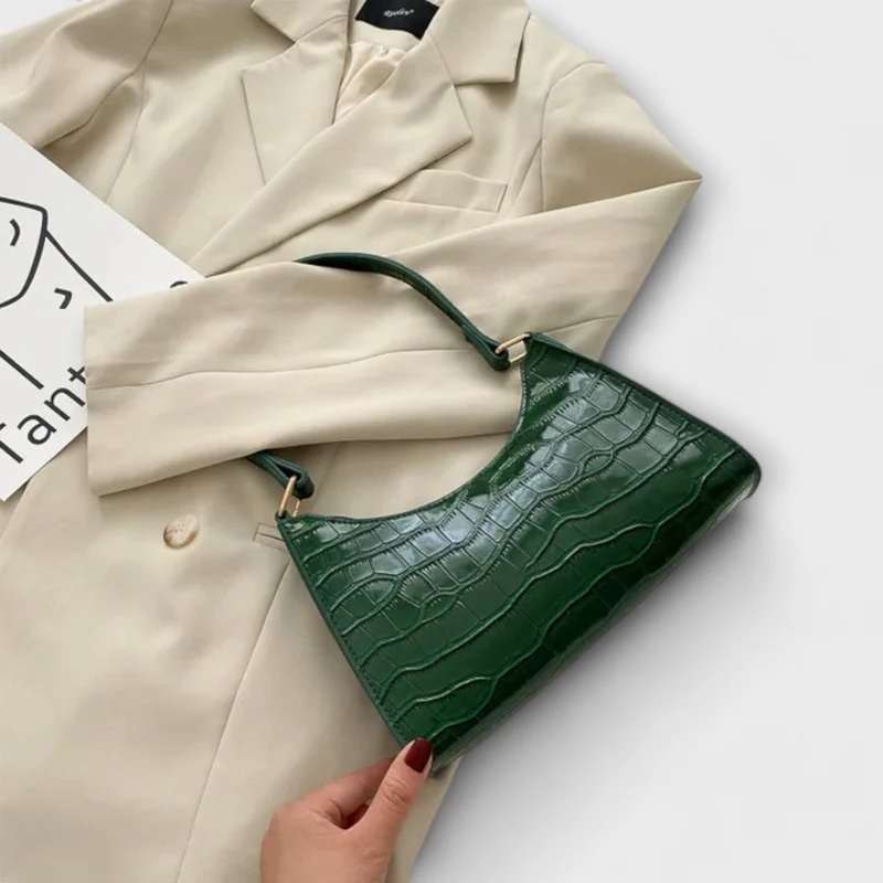Véronique | Sac en Cuir Brillant
