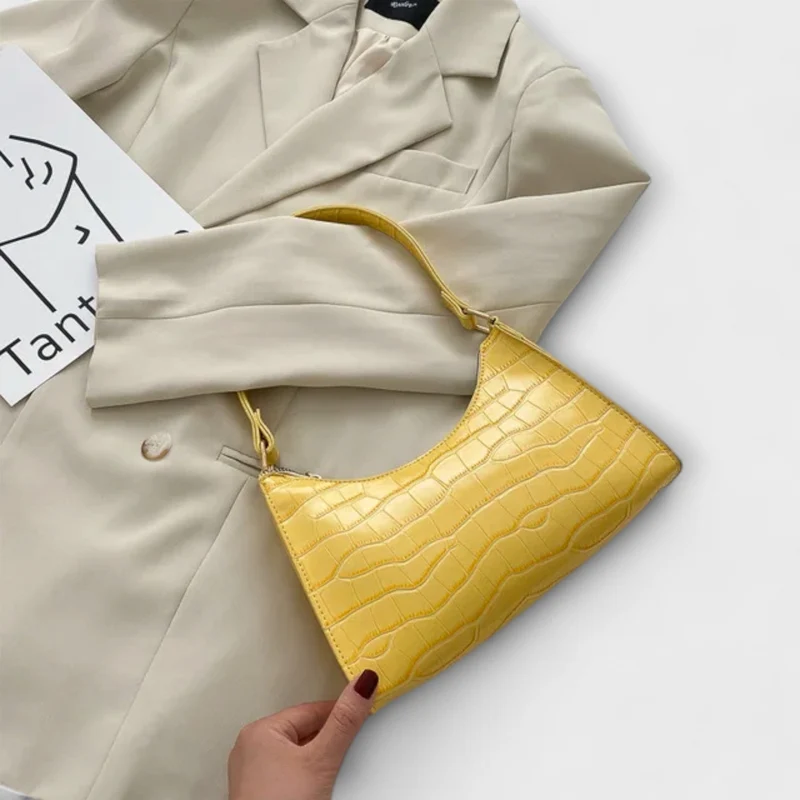 Véronique | Sac en Cuir Brillant