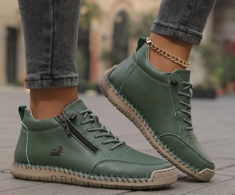 Mila | Baskets orthopédiques confortables + Fermeture éclair
