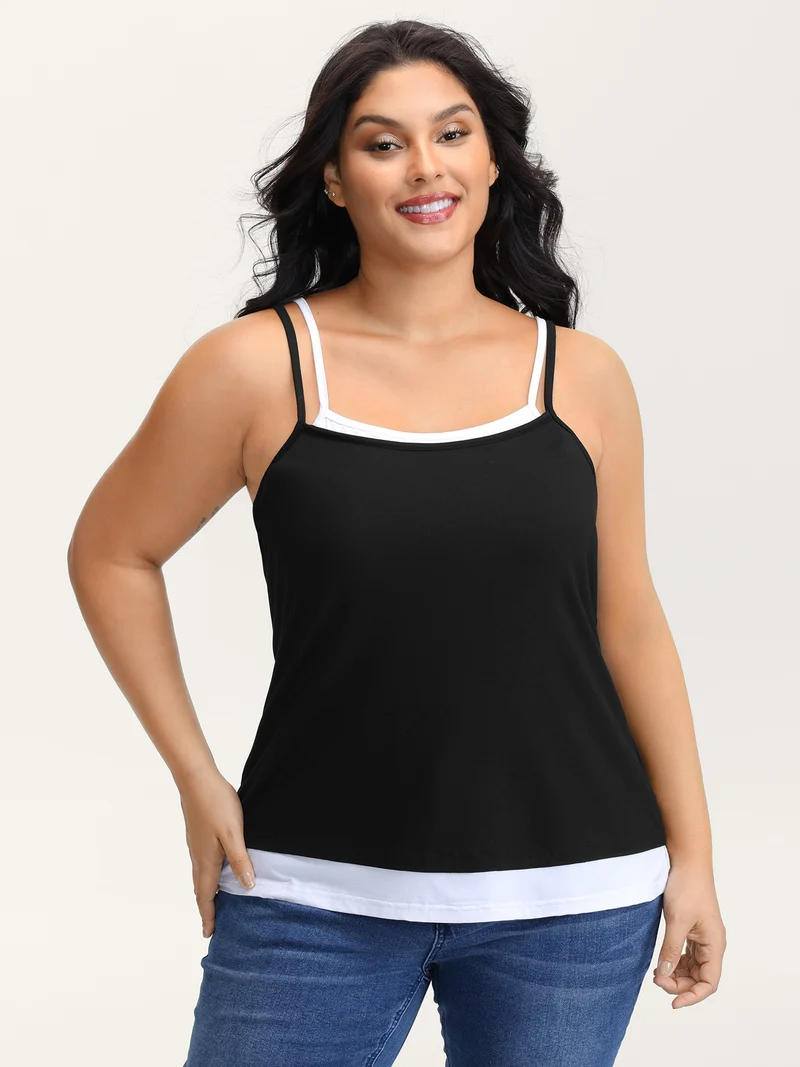 Supersoft Thin Straps Fitted Tank Top