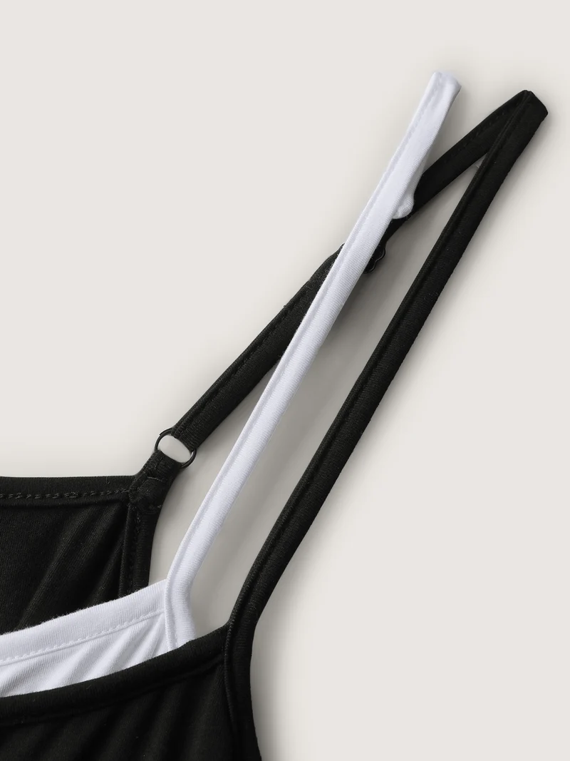 Supersoft Thin Straps Fitted Tank Top