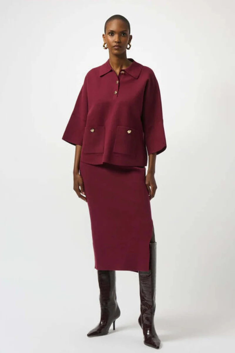 Jupe crayon en tricot