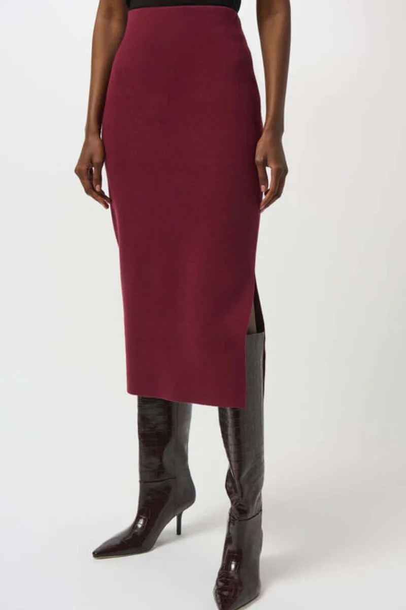 Jupe crayon en tricot