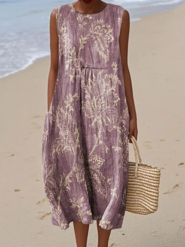 Celine | Robe Midi d'Été Quotidienne