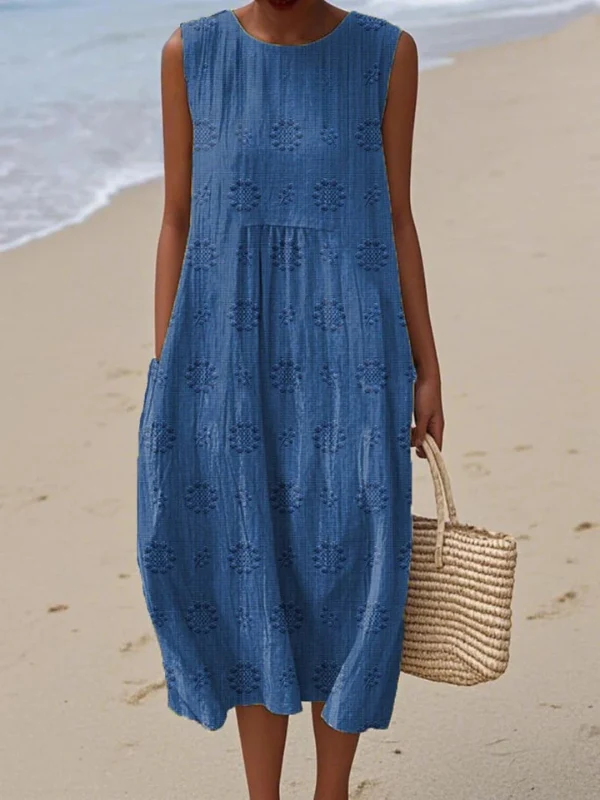 Iva | Robe Midi d'Été Quotidienne