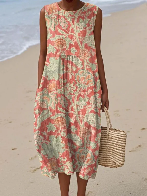 Raya | Robe Midi Quotidienne