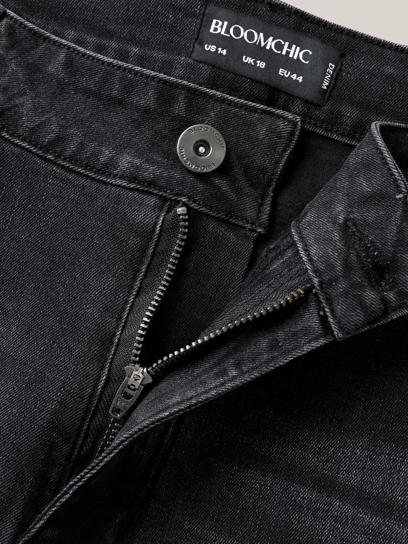 Mid Rise Boyfriend Jeans