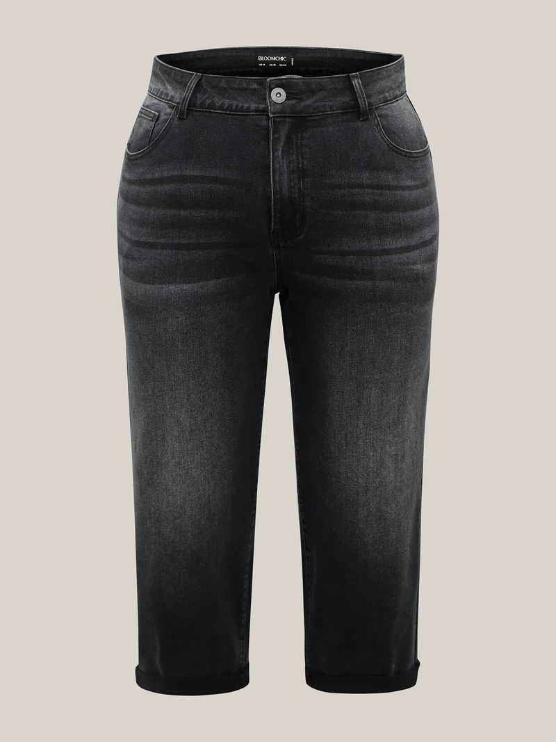 Mid Rise Boyfriend Jeans