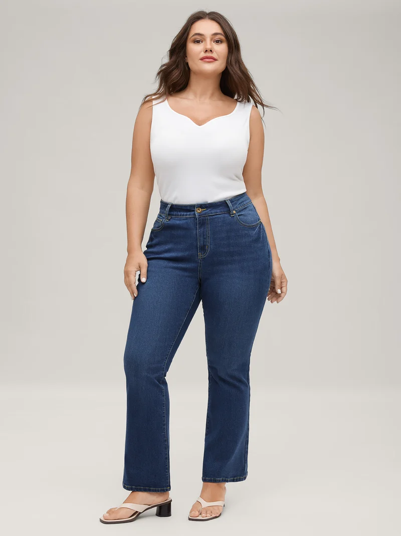 Classic Bootcut Mid-Rise Jeans
