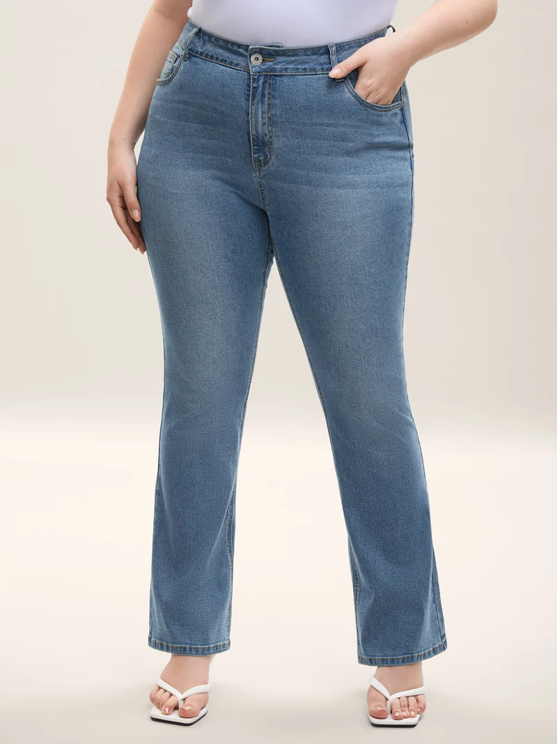 Classic Bootcut Mid-Rise Jeans