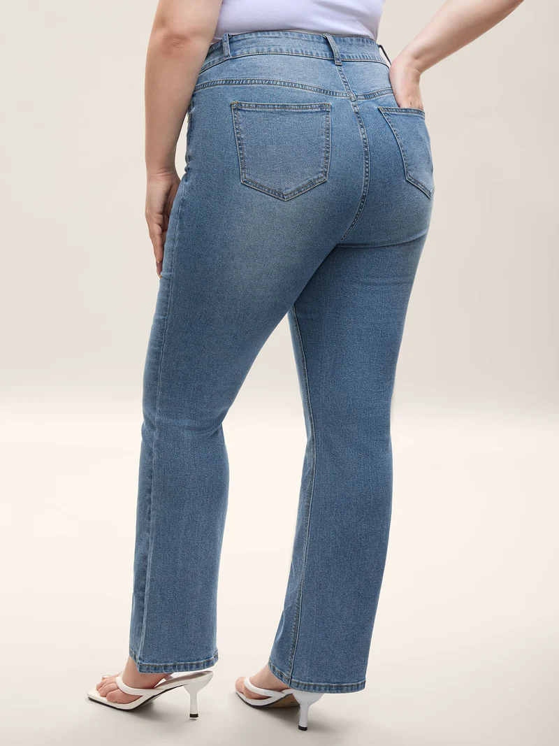 Classic Bootcut Mid-Rise Jeans